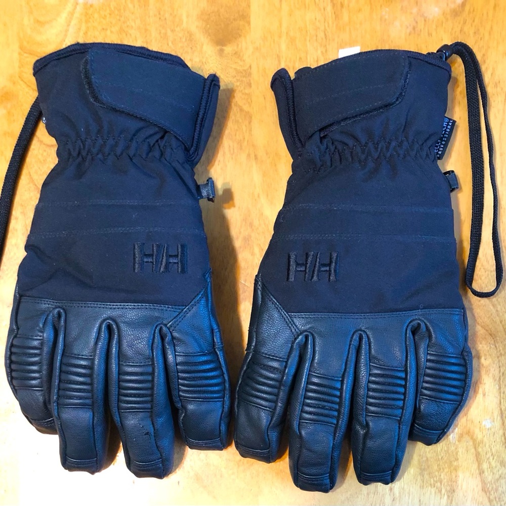 Helly Hansen Women’s Leather Mix Waterproof Insulated Ski Snowboard Gloves -LG